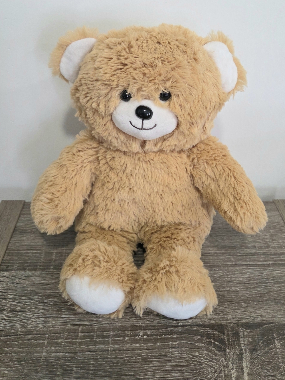 Radio Flyer Teddy Bear Plush Stuffed Animal Brown Tan White Paws Soft Toy 13".